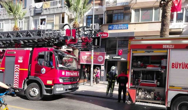 Dönercide çıkan yangın paniğe yol açtı