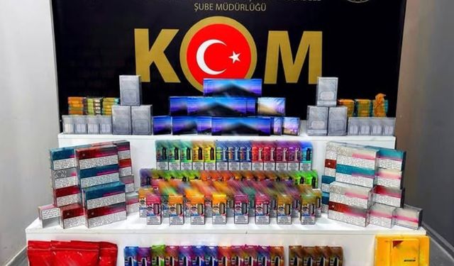 Isparta'da kaçakçılık operasyonunda çok sayıda kaçak tütün ürünü ele geçirildi