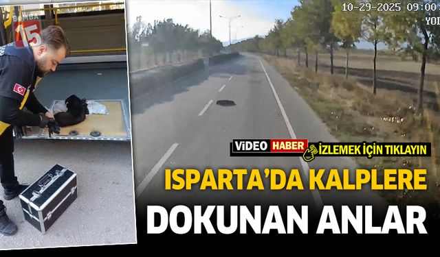 Ispartalı otobüs şoföründen kalplere dokunan hareket