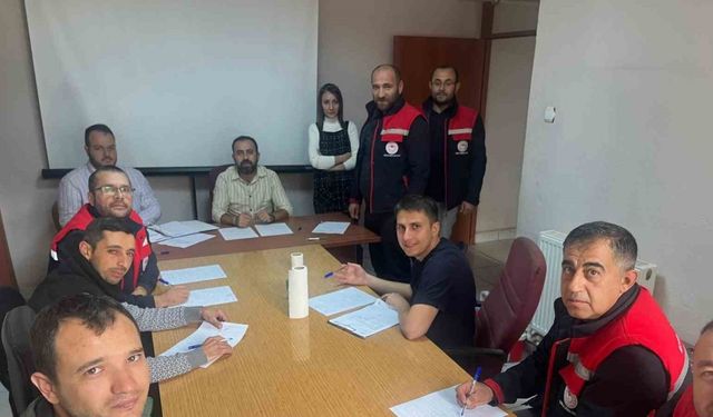 Tarım ve Orman Müdürlüğü personellerine iş güvenliği eğitimi