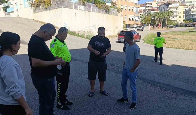 Trafik kazasında 9 aylık bebek hastaneye kaldırıldı