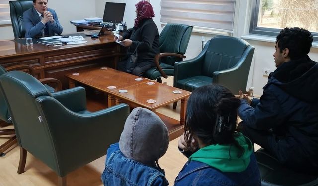 Bolvadin'de vatandaşlar sorunlarını kaymakama anlattı