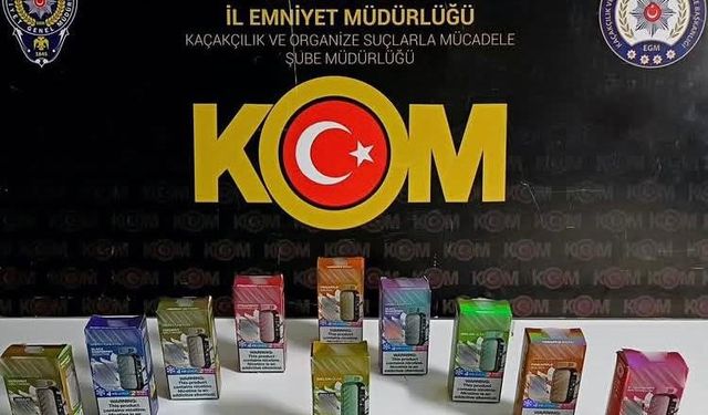 Isparta'da yeni yıl tedbirleri kapsamında kaçak içki ve elektronik sigara ele geçirildi