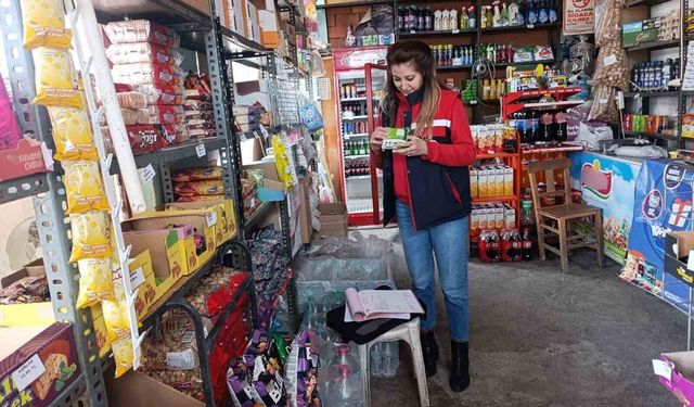 Yılbaşı öncesi gıda satan işletmelere yönelik denetim