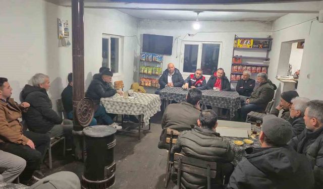 Dinar'da çiftçilere kooperatifçilik anlatıldı