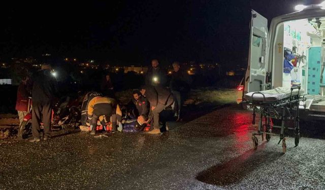 Gazipaşa'da motosiklet kazası: 1 yaralı