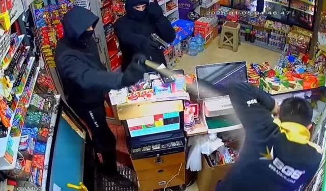 Market sahibine dehşeti yaşatan gaspçılar tutuklandı