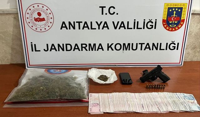 Alanya'da jandarmadan uyuşturucu operasyonu