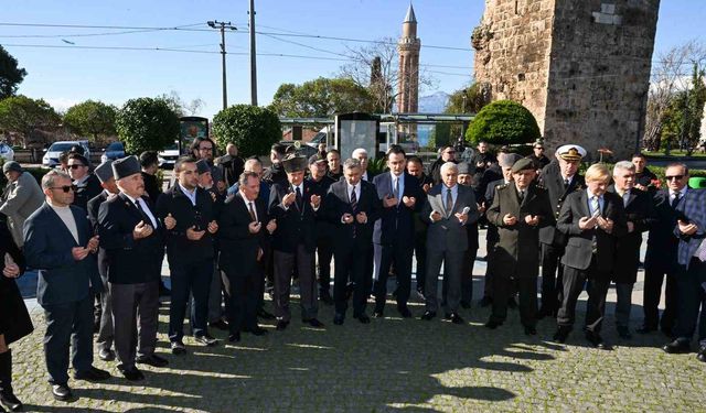 Antalya'nın Kurtuluş Savaşı'nda verdiği ilk sivil şehidi törenle anıldı