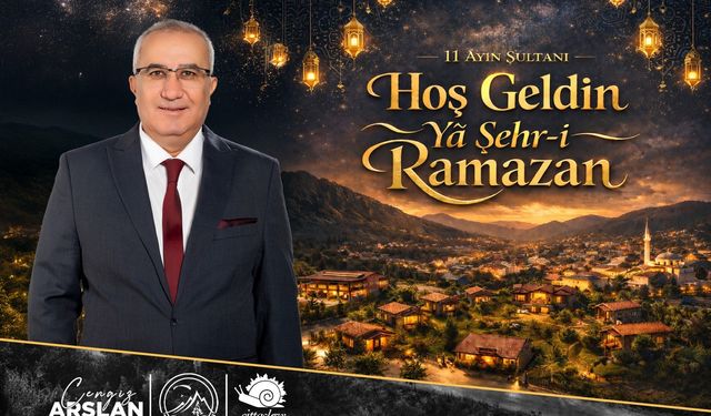 Başkan Arslan; 'Rahmet, bereket ve paylaşma ayı olan Ramazan-ı Şerif'i mübarek olsun'