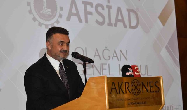 Başkan Sayın'dan Afyonkarahisar için yeni Organize Sanayi Bölgesi müjdesi