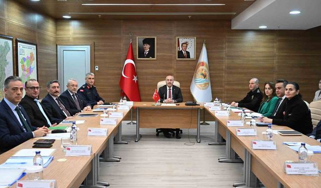 Denizli'de kamu kurumlarının çalışmaları masaya yatırıldı