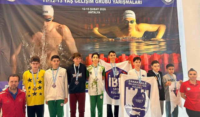 Denizlili yüzücü Türkiye şampiyonu oldu