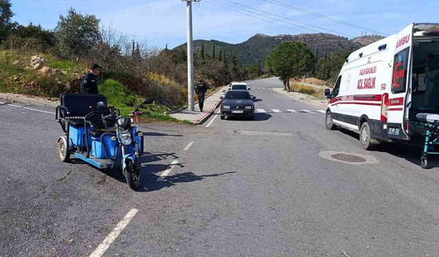 Gazipaşa'da elektrikli bisiklet kazası: 2 yaralı