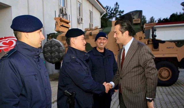 Kaymakam Öztürk, Alanya İlçe Jandarma Komutanlığı'nda görevli personelle iftarda buluştu