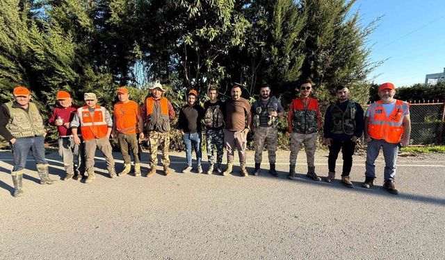 Serik'te tarım arazilerini domuzlardan korumak için sürek avları devam ediyor