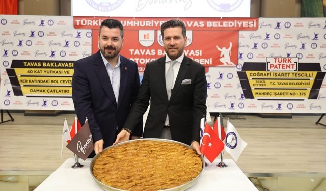 Tavas'ın tescilli baklavası dünya pazarına açılıyor