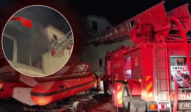 Manavgat’ta Tekne İmalathanesinde Yangın: İşçi Ağır Yaralandı