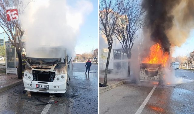 Afyon’da Sabah Saatlerinde Araç Yangını Paniği