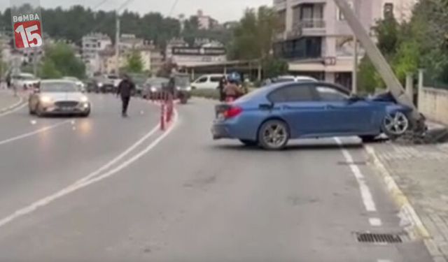 Antalya’da Direksiyon Hakimiyeti Kayboldu: 1 Yaralı