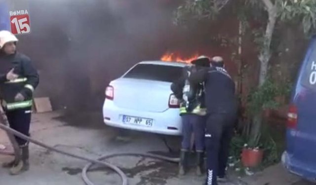 Kepez’de Yeni Açılan Tamirhane Alevlere Teslim Oldu: Milyonluk Zarar