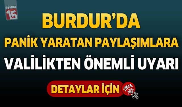 BURDUR HABERLERİ