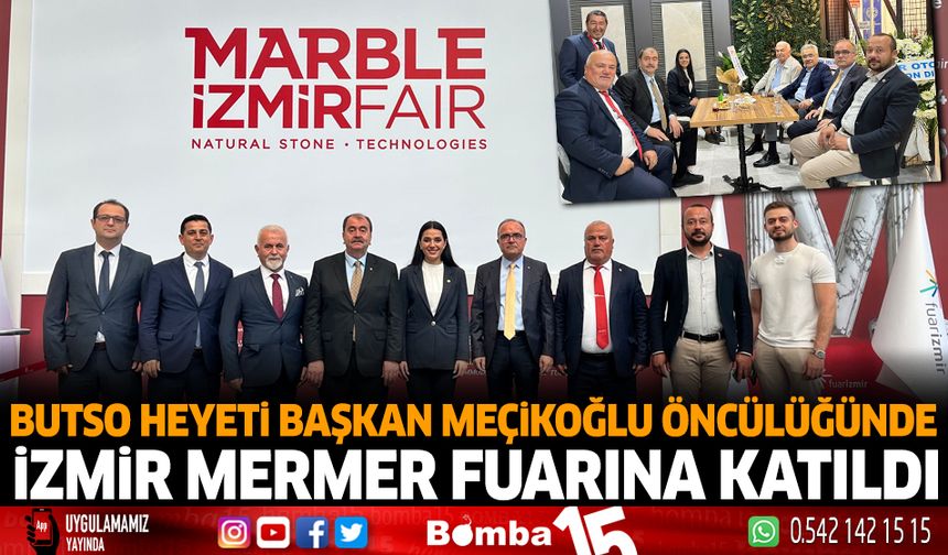 Bucak Ticaret ve Sanayi Odası Heyeti Başkan Meçikoğlu Öncülüğünde İzmir Mermer Fuarı'na Katıldı