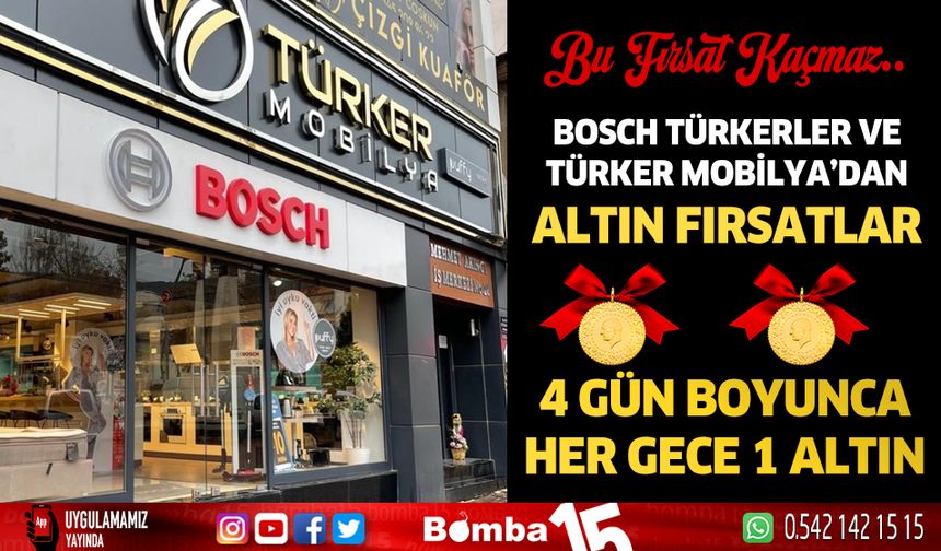 Pufy Yataş, Bosch Türkerler ve Türker Mobilya'da Altın Fırsatlar!