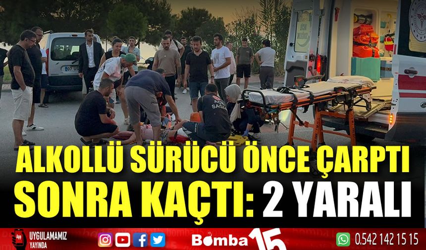 Alkollü sürücünün kullandığı otomobil, elektrikli bisikletle çarpıştı: 2 yaralı