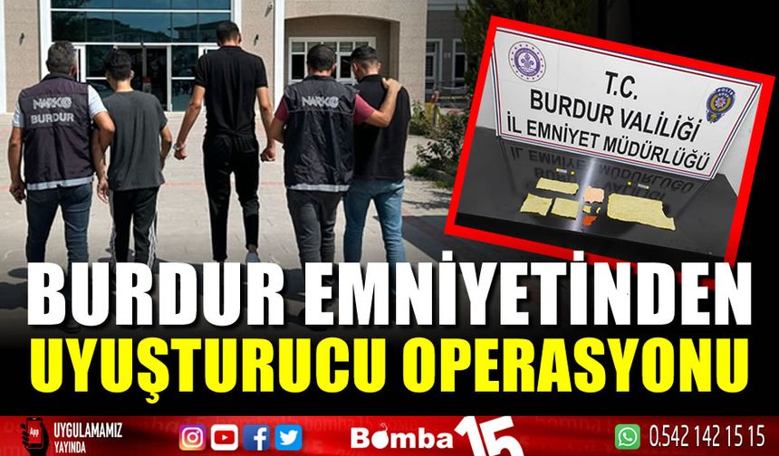 Emniyet ekiplerinden uyuşturucu operasyonu