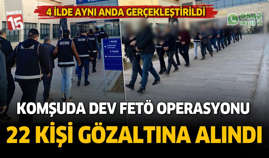 Afyonkarahisar merkezli KISKAÇ-30 operasyonu: 22 gözaltı