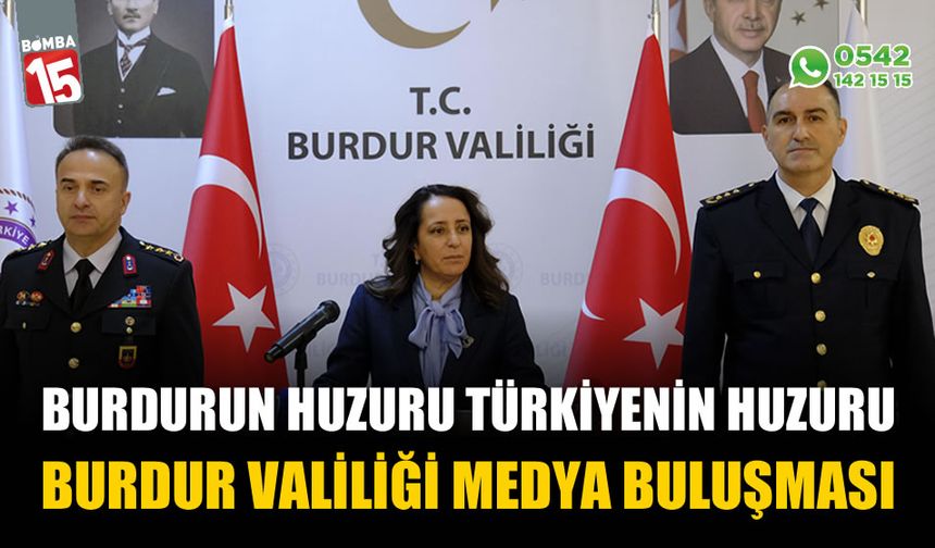 Burdur, Aralık ayında Kolluk Birimleri çalışma verileri açıklandı