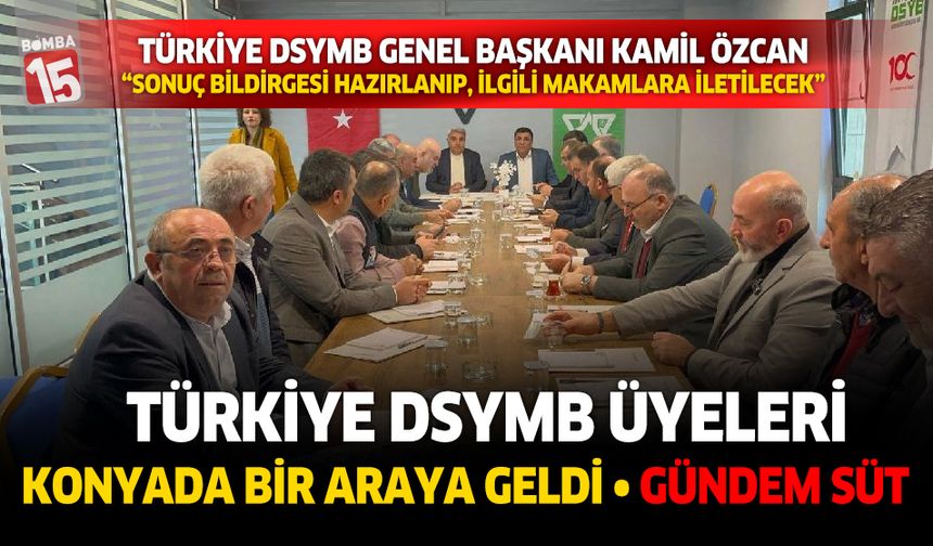 Türkiye genelindeki Damızlık Sığır Yetiştiricileri Birlikleri Konya'da buluştu