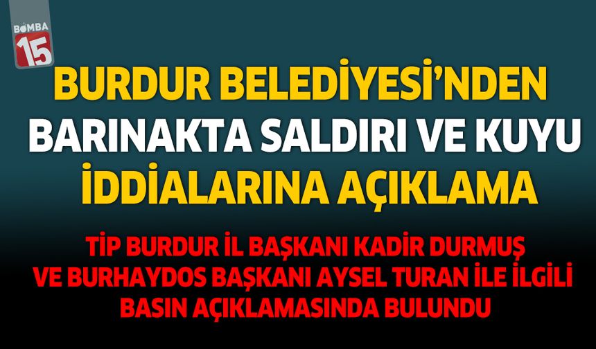 Burdur Hayvan barınağında saldırı ve kuyu iddialarına belediyeden açıklama