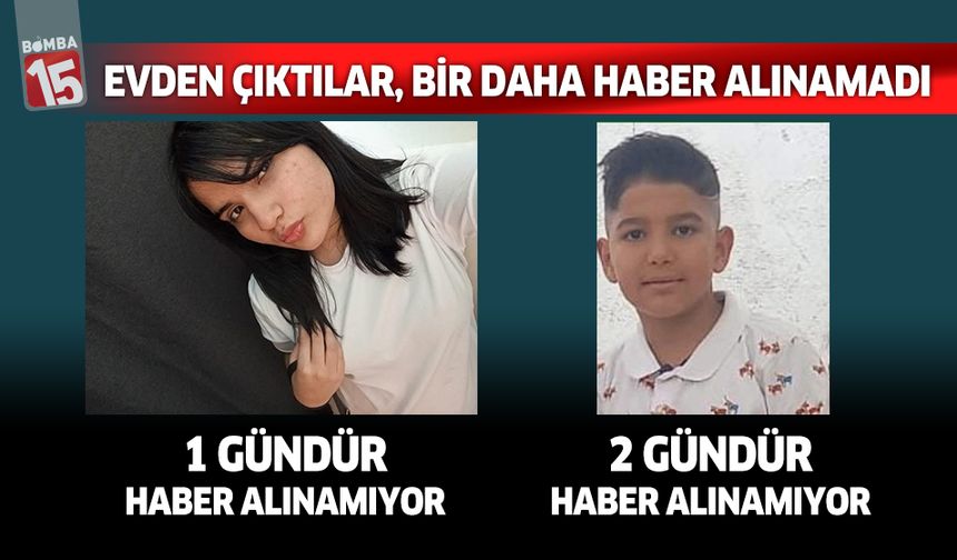 Denizli'de kaybolan iki çocuktan haber yok