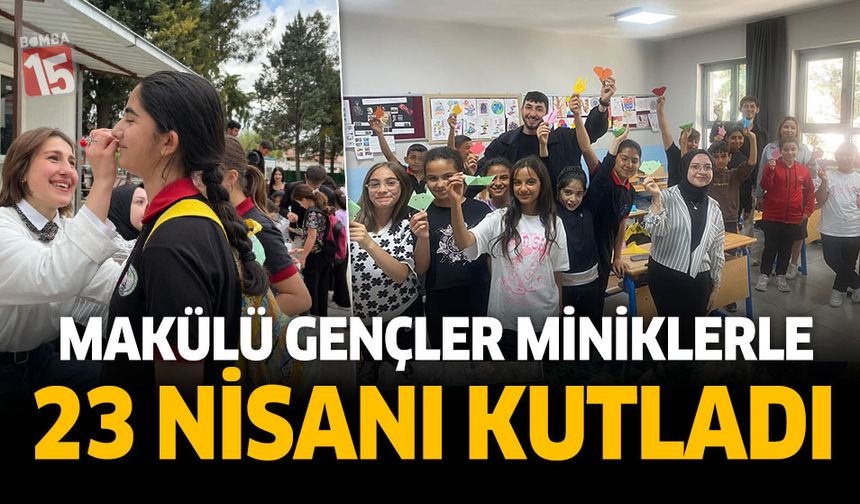 Burdur MAKÜ Sosyal Yaşam Topluluğu miniklerle 23 Nisan kutladı