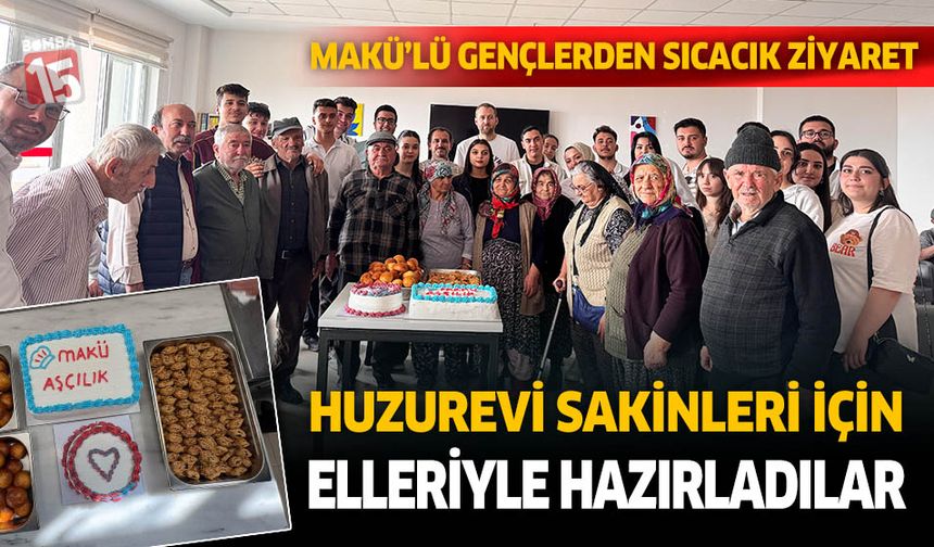 Burdur MAKÜ Aşçılık öğrencileri huzurevi sakinleri için hazırladı