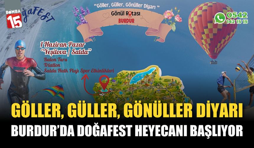 Burdur'da DoğaFest heyecanı başlıyor