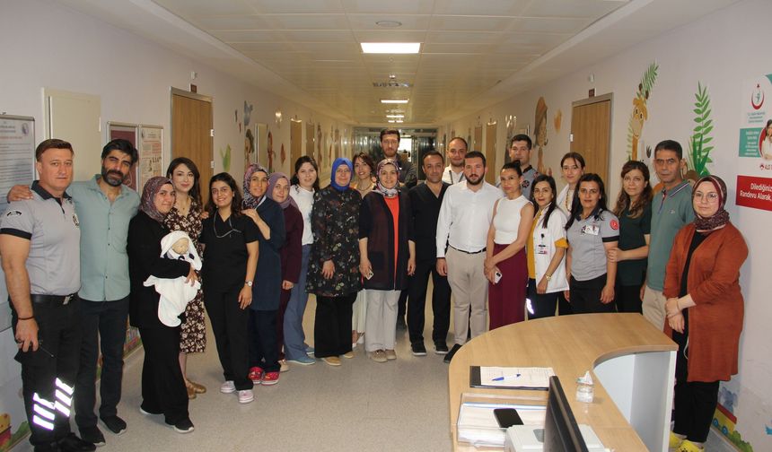 Afyonkarahisar Devlet Hastanesinde Pembe ve Mavi Kod tatbikatı