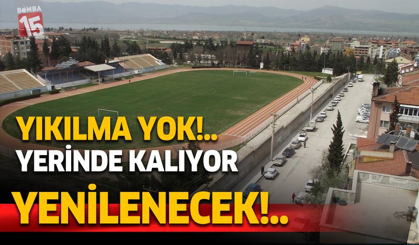 Gazi Atatürk Stadyumunda yıkılma yok, yenileniyor!..