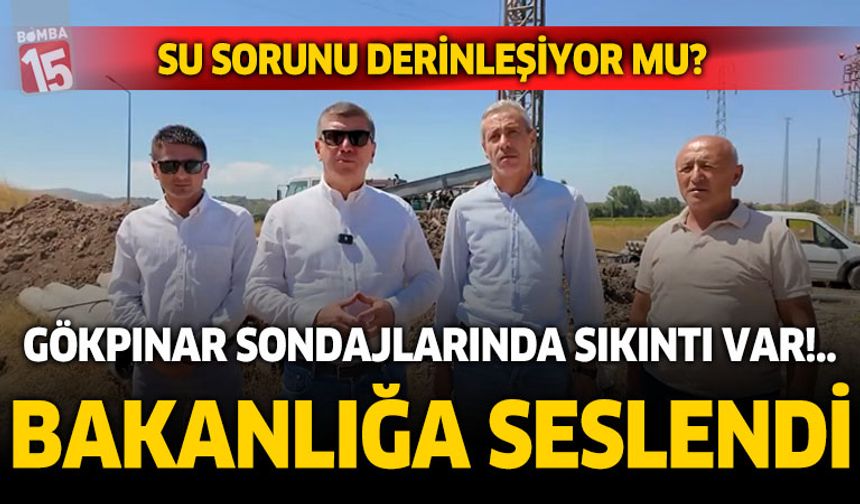 Burdur Gökpınar içme suyu sondaj çalışması bitti ancak sıkıntı büyük