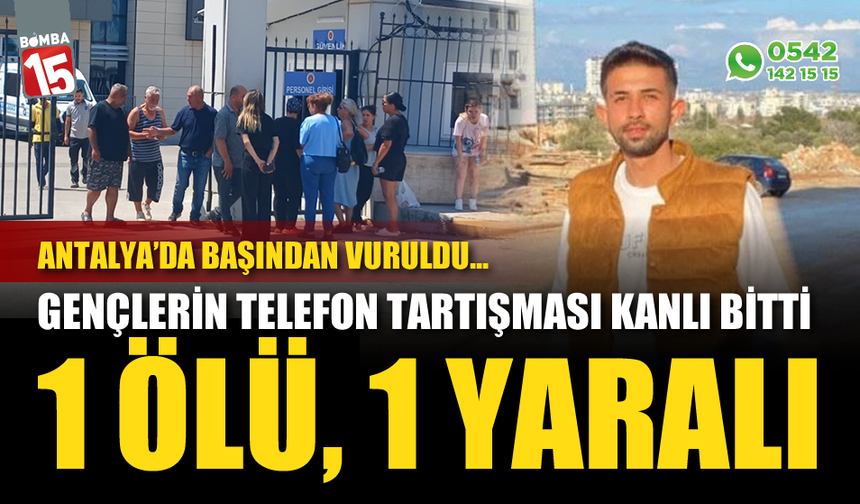 Gençlerin telefonda başlayan tartışması kanlı bitti