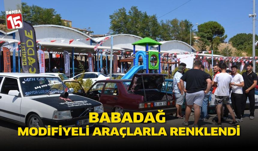 Babadağ Modifiyeli Araçlarla Renklendi