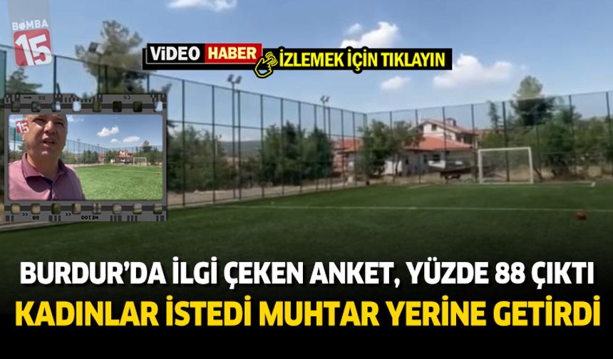 Salda Köyünde kadınlar istedi muhtarlık yerine getirdi