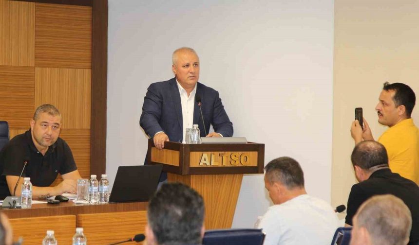 ALTSO Başkanı Eray Erdem: "İş dünyamızın alın teri ekspertiz raporlarıyla yok sayılıyor"