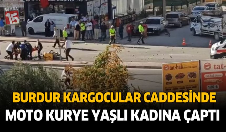 Burdur’da Trafik Kazası: Yaşlı Kadın Yaralandı