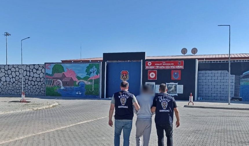 Yaklasık 15 yıl hapis cezası ile aranan şahıs yakalandı