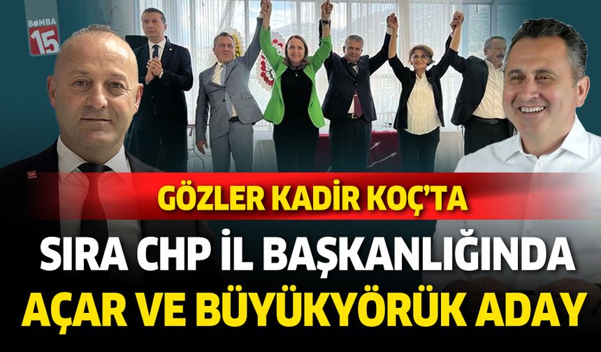 CHP Burdur’da İl Başkanlığı Seçimi heyecanı: Açar ve Büyükyörük yarışacak