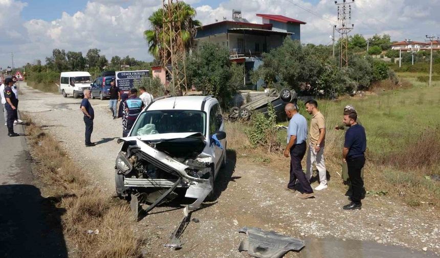 İki kuzenin kullandığı araçlar çarpıştı: 1 yaralı