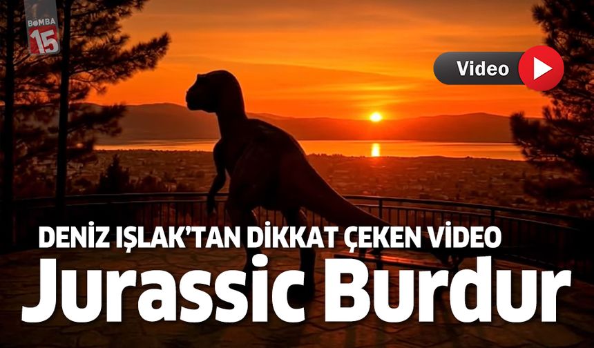 Jurassic Park Burdur... Burdur'u birde böyle izleyin